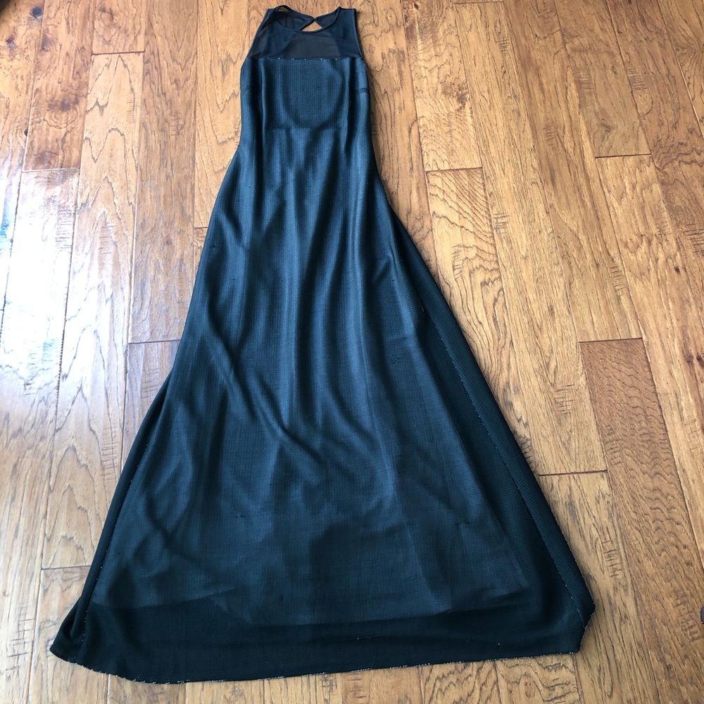 Evening gown with open back